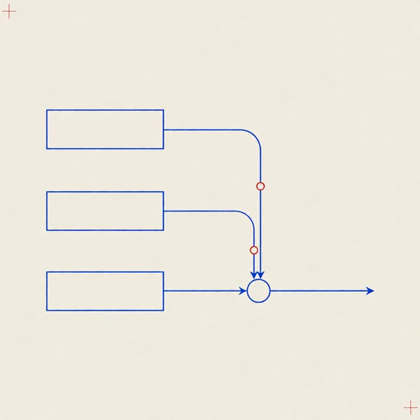 Plate: three behaviour layers with suppression links into an arbiter